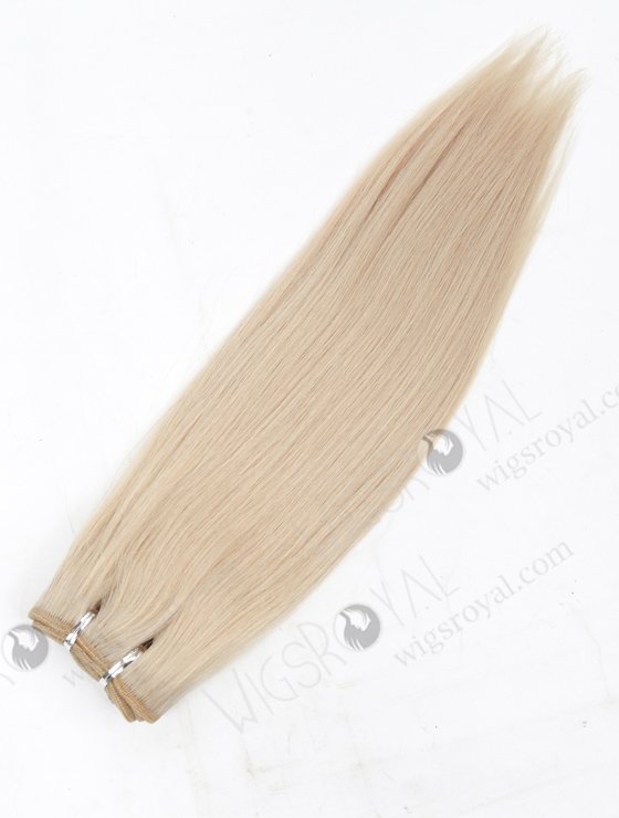 In Stock Malaysian Virgin Hair 14" Straight White Color Machine Weft SM-357-17108