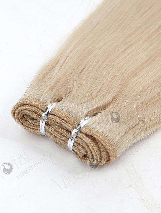 In Stock Malaysian Virgin Hair 14" Straight White Color Machine Weft SM-357-17110