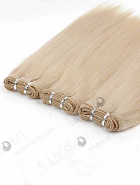 In Stock Malaysian Virgin Hair 14" Straight White Color Machine Weft SM-357-17113