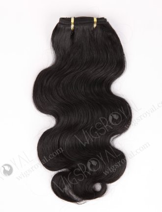 14" Jet Black Indian Remy Body Wave Hair Weaving For Women WR-MW-021