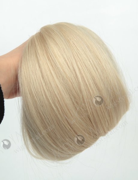 Natural Straight 20'' Cambodian Virgin White Color Hand-tied Weft Hair Extensions WR-HTW-010