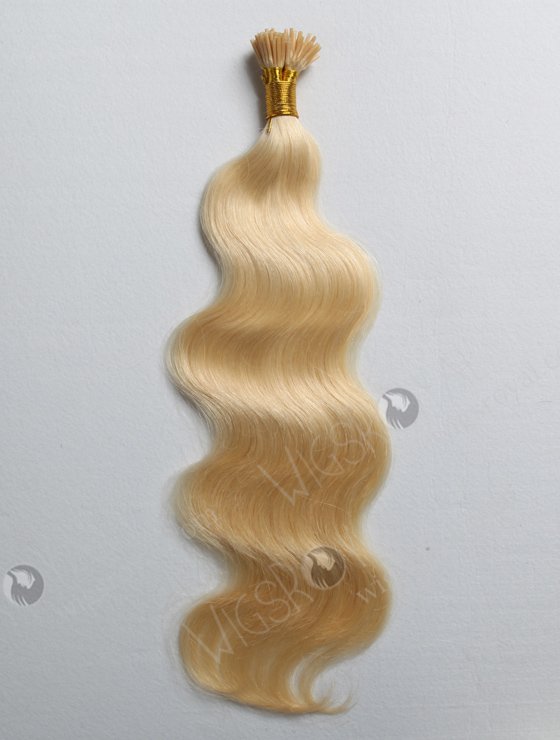 keratin Bond hair extension Brazilian virgin hair 18" body wave #613 color WR-PH-004-16968