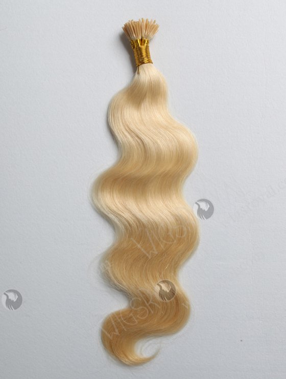 keratin Bond hair extension Brazilian virgin hair 18" body wave #613 color WR-PH-004-16971