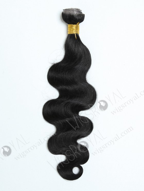 Brazilian Virgin Hair 18" Body Wave Jet Black PU Skin Weft WR-SW-002-17218