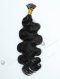 Wholesale I-tip hair extension 18" body wave #1 color WR-PH-003
