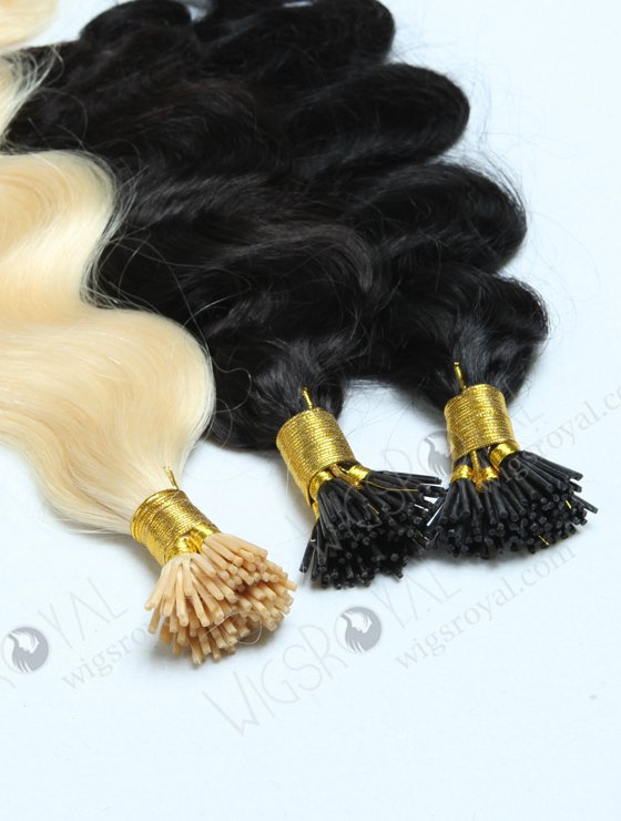 keratin Bond hair extension Brazilian virgin hair 18" body wave #613 color WR-PH-004-16973