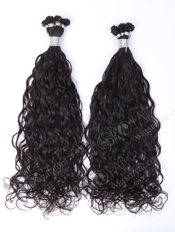 Natural Curly Cuticle Virgin Hand Tied Wefts WR-HTW-003-17178