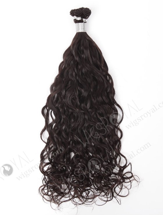 Natural Curly Cuticle Virgin Hand Tied Wefts WR-HTW-003-17180