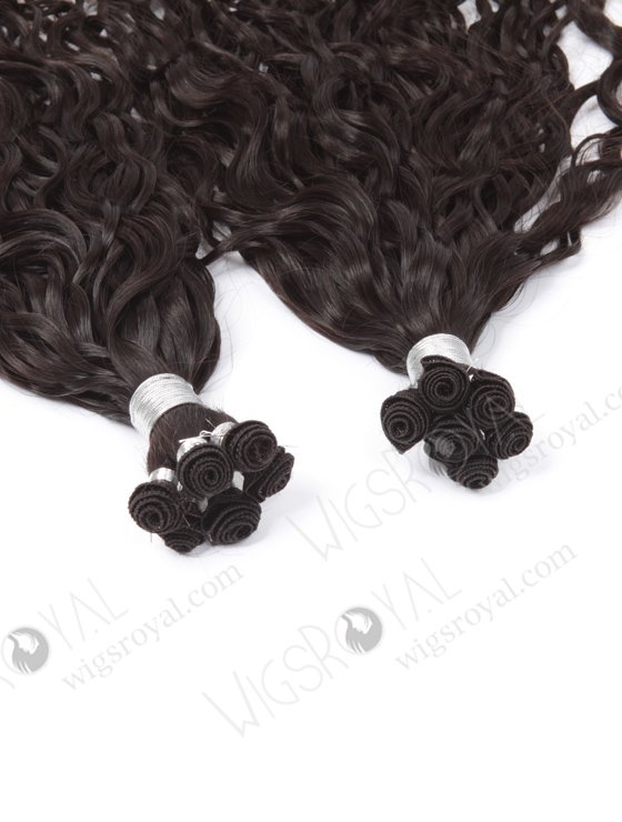 Natural Curly Cuticle Virgin Hand Tied Wefts WR-HTW-003-17181
