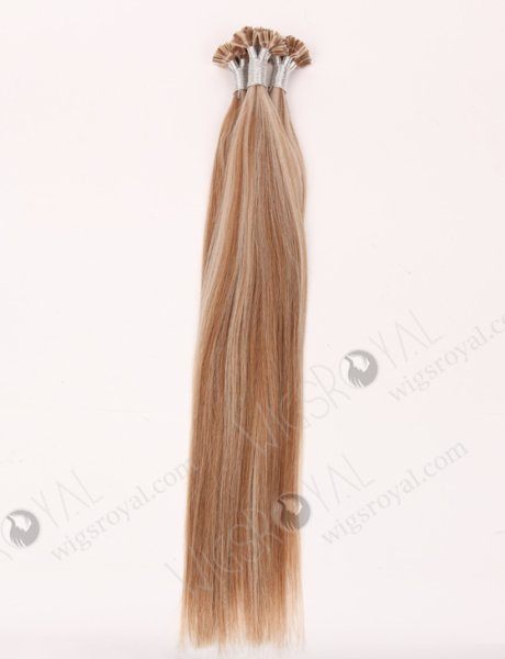 Flat Tip Keratin European Virgin Cuticle Aligned Hair Pre bonded Hair Extensions WR-PH-018