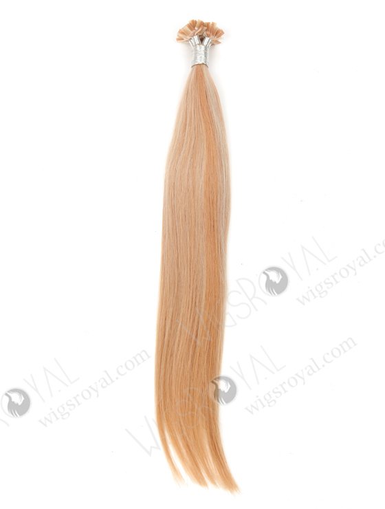 Flat tip keratin European virgin hair 20'' straight F 60#/16# color WR-PH-015-16910