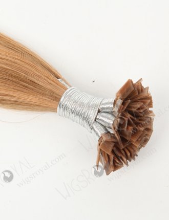 Flat tip keratin European virgin hair 20'' straight F 12#/8# color WR-PH-013