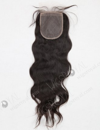 In Stock Malaysian Virgin Hair 16" Natural Straight Natural Color Silk Top Closure STC-17