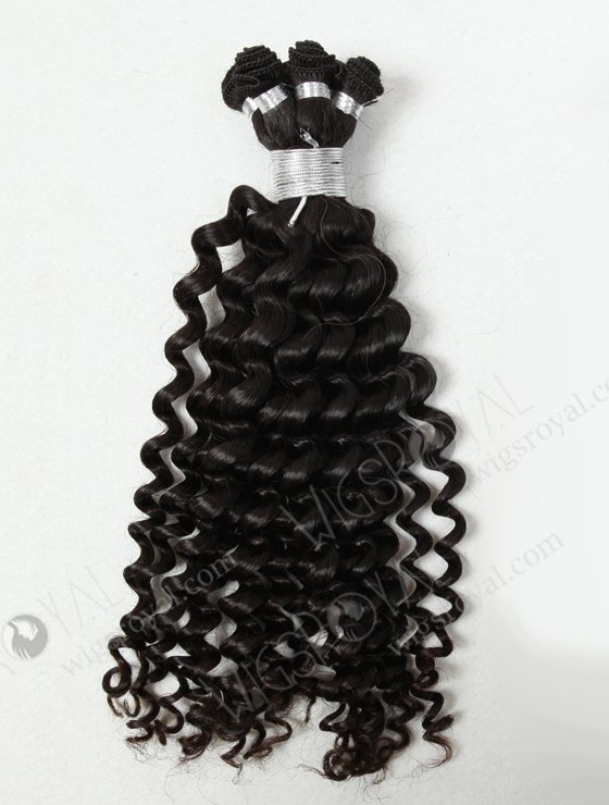 Deep Curl Brazilian Virgin Hand-tied Weft Hair Extensions WR-HTW-004-17172