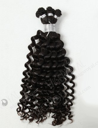 Deep Curl Brazilian Virgin Hand-tied Weft Hair Extensions WR-HTW-004