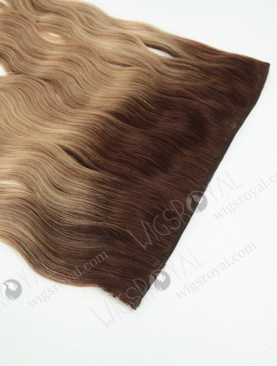 Top Quality Natural Wave Invisible Headband Wire Clip in Halo Hair Extensions WR-HA-002-17544