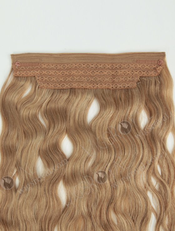 Indian Virgin 18'' Natural Wave Invisible Headband Wire Clip in Halo Hair Extensions WR-HA-004-17567
