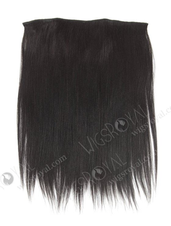 Yaki Off Black Color Invisible Headband Wire Clip in Halo Hair Extensions WR-HA-010-17630