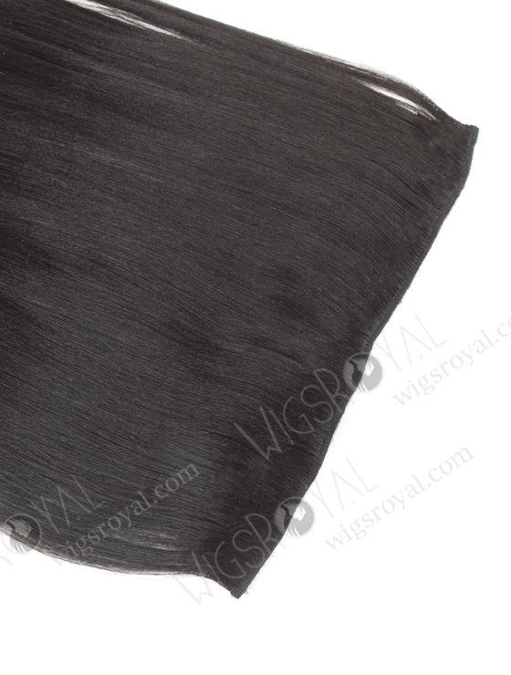 Yaki Off Black Color Invisible Headband Wire Clip in Halo Hair Extensions WR-HA-010-17629