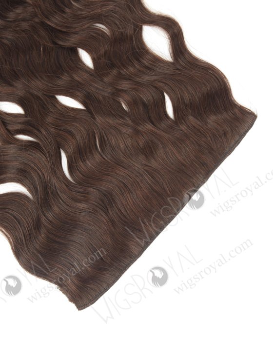 Mixed Color Indian Virgin 16'' Natural Wave Invisible Headband Wire Clip in Halo Hair Extensions WR-HA-006-17587