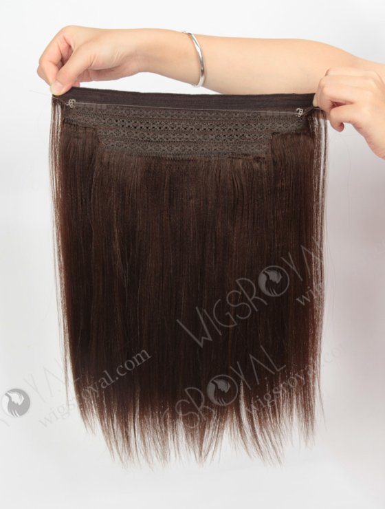 Yaki Mixed Color Halo Hair Extensions In Short Hair For Thin Hair WR-HA-012-17655