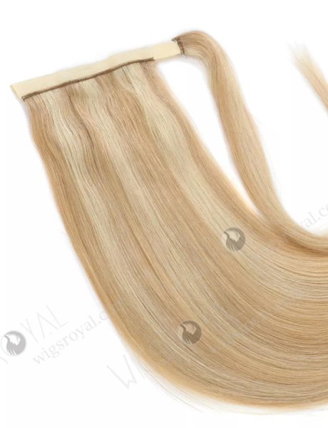 Unprocessed Braided Drawstring Wrap Straight Ponytails Clip in Hair Extension WR-PT-002