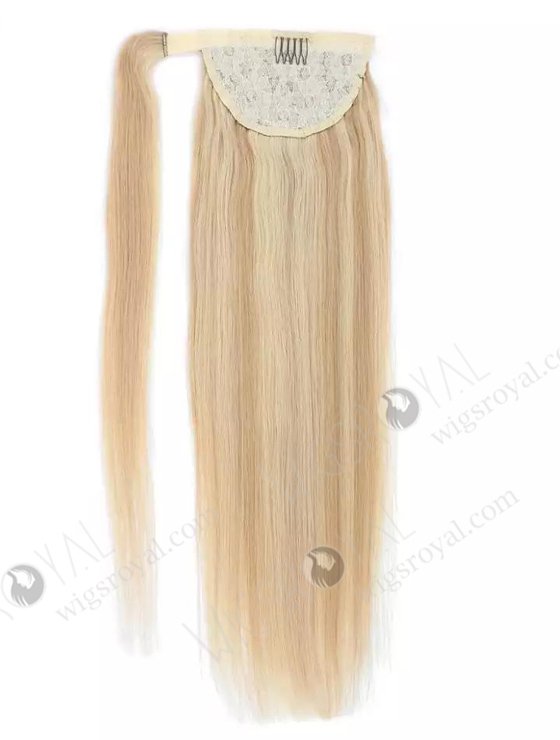 Hot Selling Braided Drawstring Wrap Straight Ponytails Clip in Hair Extension WR-PT-004-17516