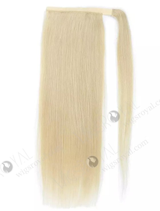 Hot Selling Braided Drawstring Wrap Straight Ponytails Clip in Hair Extension WR-PT-004-17520