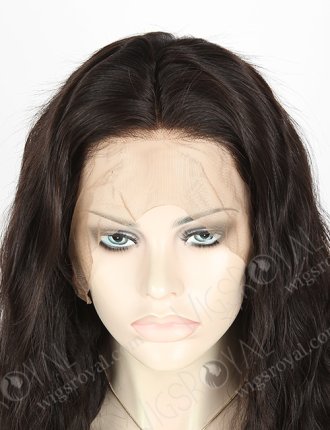 In Stock Brazilian Virgin Hair 22" Natural Wave Natural Color 360 Lace Wig 360LW-04011