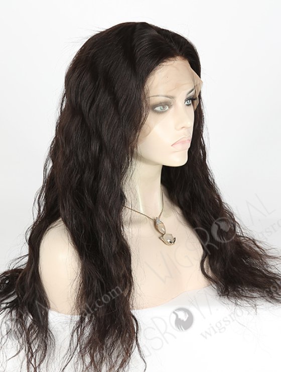 In Stock Brazilian Virgin Hair 22" Natural Wave Natural Color 360 Lace Wig 360LW-04011-17782