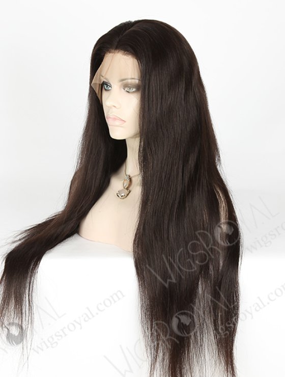 In Stock Brazilian Virgin Hair 28" Straight Natural Color 360 Lace Wig 360LW-04007-17741