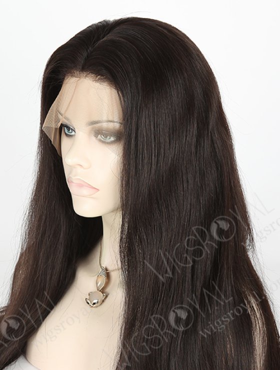 In Stock Brazilian Virgin Hair 28" Straight Natural Color 360 Lace Wig 360LW-04007-17744