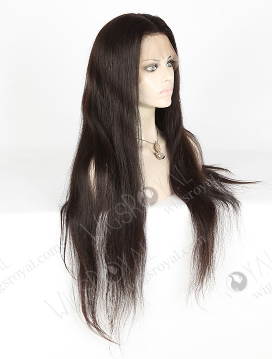 In Stock Brazilian Virgin Hair 28" Straight Natural Color 360 Lace Wig 360LW-04007-17743