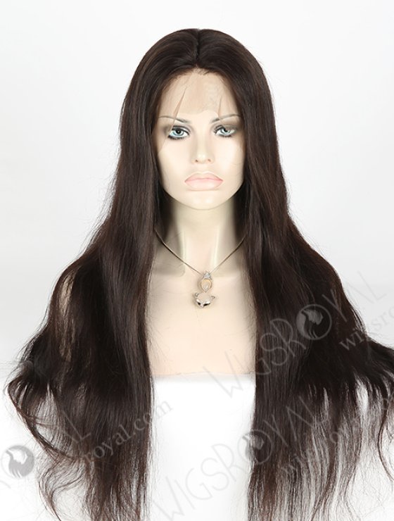 In Stock Brazilian Virgin Hair 26" Straight Natural Color 360 Lace Wig 360LW-04006-17729