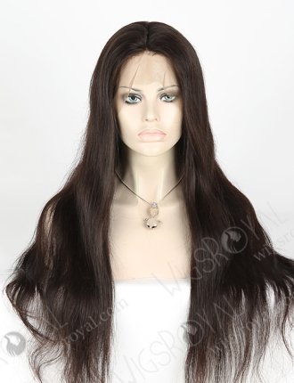 In Stock Brazilian Virgin Hair 26" Straight Natural Color 360 Lace Wig 360LW-04006