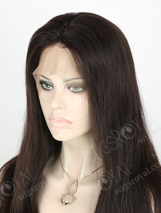 In Stock Brazilian Virgin Hair 26" Straight Natural Color 360 Lace Wig 360LW-04006-17732