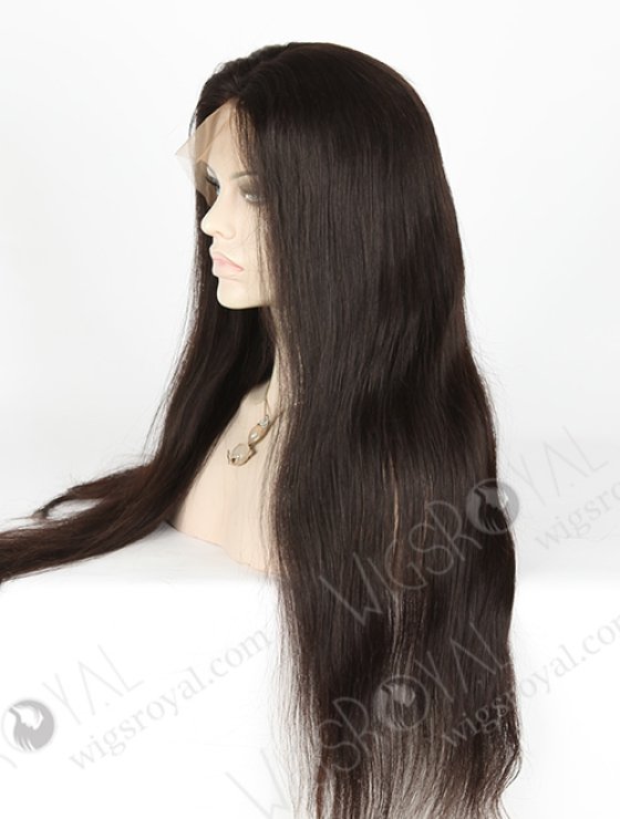 In Stock Brazilian Virgin Hair 26" Straight Natural Color 360 Lace Wig 360LW-04006-17733