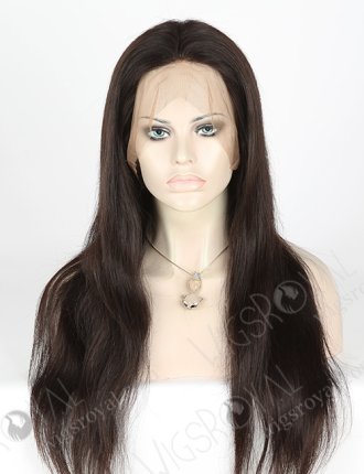 In Stock Brazilian Virgin Hair 22" Straight Natural Color 360 Lace Wig 360LW-04004