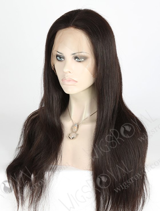 In Stock Brazilian Virgin Hair 22" Straight Natural Color 360 Lace Wig 360LW-04004-17712