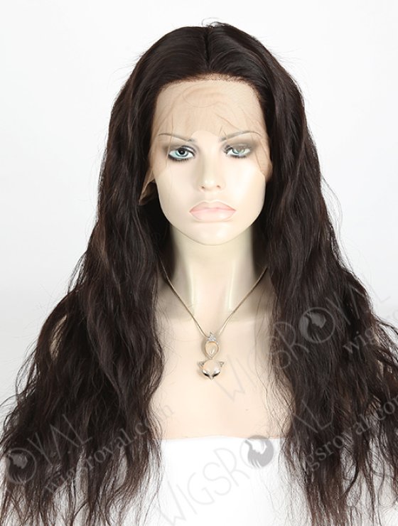 In Stock Brazilian Virgin Hair 24" Natural Wave Natural Color 360 Lace Wig 360LW-04012-17785