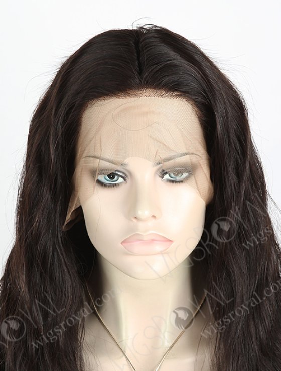 In Stock Brazilian Virgin Hair 24" Natural Wave Natural Color 360 Lace Wig 360LW-04012-17786