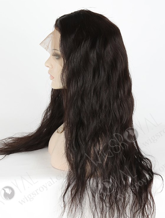 In Stock Brazilian Virgin Hair 24" Natural Wave Natural Color 360 Lace Wig 360LW-04012-17788