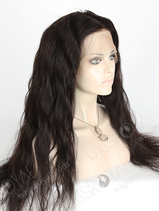 In Stock Brazilian Virgin Hair 24" Natural Wave Natural Color 360 Lace Wig 360LW-04012-17789