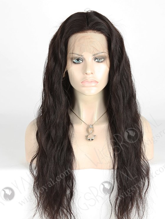 In Stock Brazilian Virgin Hair 24" Natural Wave Natural Color 360 Lace Wig 360LW-04012-17792