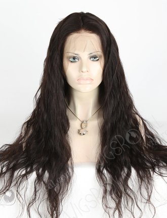 In Stock Brazilian Virgin Hair 26" Natural Wave Natural Color 360 Lace Wig 360LW-04013