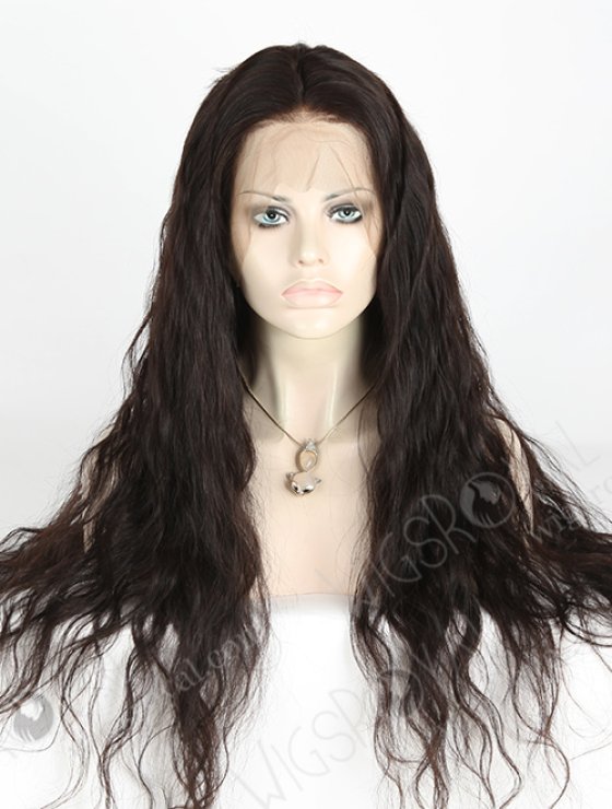 In Stock Brazilian Virgin Hair 26" Natural Wave Natural Color 360 Lace Wig 360LW-04013-17796
