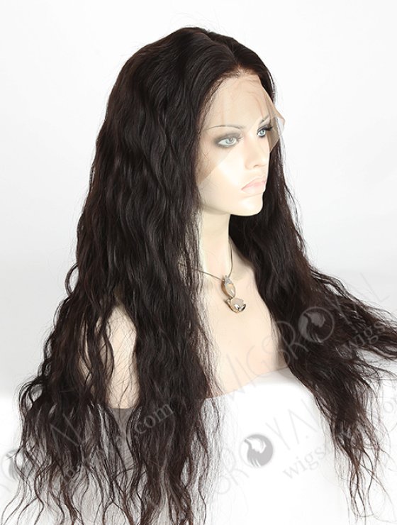 In Stock Brazilian Virgin Hair 26" Natural Wave Natural Color 360 Lace Wig 360LW-04013-17800