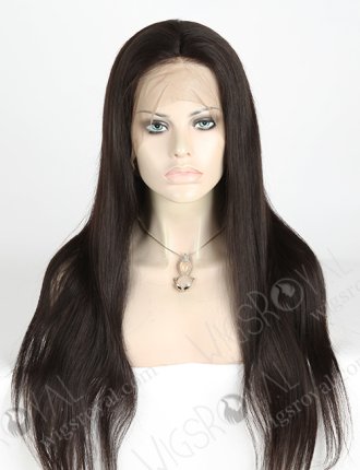 In Stock Brazilian Virgin Hair 24" Straight Natural Color 360 Lace Wig 360LW-04005