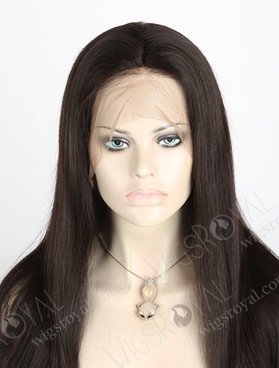In Stock Brazilian Virgin Hair 24" Straight Natural Color 360 Lace Wig 360LW-04005-17720