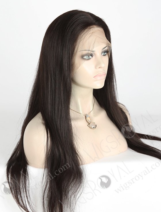 In Stock Brazilian Virgin Hair 24" Straight Natural Color 360 Lace Wig 360LW-04005-17722